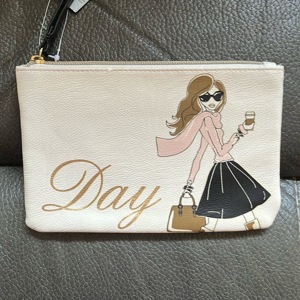 Apt 9 day and night flat pouch wristlet